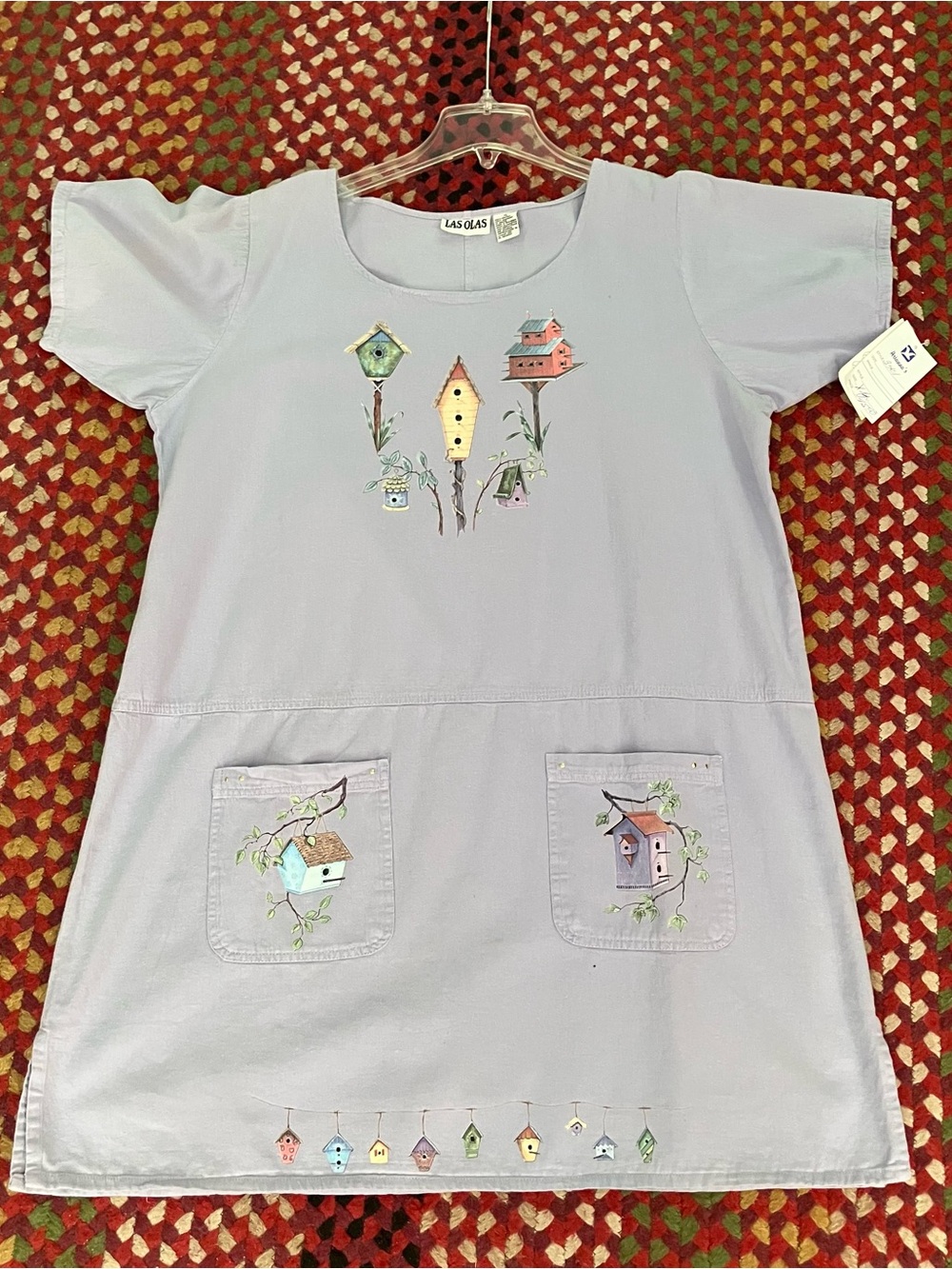 NWT Las Olas Vintage Birdhouse Shift
Dress Women’s XL Cottagecore